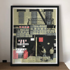 Evan Hecox China Town Numbers Print - Oh Yeah Gallery